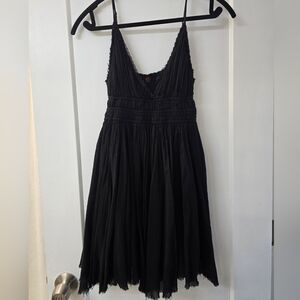 Free People Black Sleeveless Dress